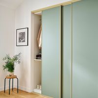 Porte de placard coulissante décor velours UNION | Lapeyre