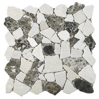 Décor VERMONT galets 30 x 30 cm