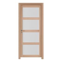 Bloc-porte QUADRAL vitrée ***Chêne plaqué-Fin de chantier-Lapeyre