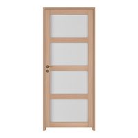 Bloc-porte QUADRAL vitrée ***Chêne plaqué-Fin de chantier-Lapeyre