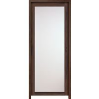 Bloc-porte ROXIE *** Grand vitrage dépoli- Noyer - Huisserie 90 - H.204 x l.73 G Main Image