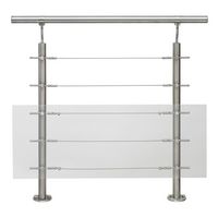 Balustrade intérieure en inox Inoxia avec tubes 6 - Lapeyre