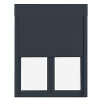 Fen.2 vtx PRIA PVC gris ext/bla.int.osc.bat. H.117xl.107 p/tabl.H115x l100 +VRI Main Image