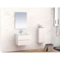 Pack meuble salle de bains HAPPY 25 meuble + plan + mitigeur `| Lapeyre