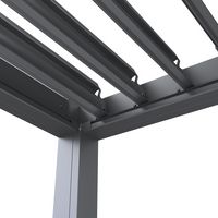 Pergola bioclimatique autoportante aluminium/acier Atlas | Lapeyre