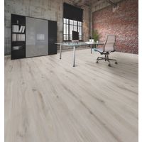 Sol stratifié BINYL PRO 2 chêne gris clair nuance-Lapeyre