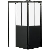 Cloison suspendue ACCORDEON (2 vantaux) N9005 tableau de H. 210 x l.150.6 cm D Main Image