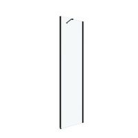 Paroi retour C&C pivotante/pivotante 2P/pivot-pliant verre transparent noir l90 Main Image