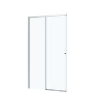 Pte douche C&C coulissante 2P H200 x l 140 V.transp. chromé bouton Main Image