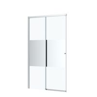Pte douche C&C coulissante 2P H200 x l 160 V.séri. miroir chr bouton G Main Image