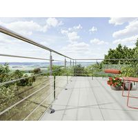 Kit d'angle pour main courante variable/rampant - Balustrade Inoca-Lapeyre