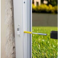 Kit de fixation 8 vis top roc PVC avec chevilles et capuchons-Lapeyre