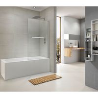 Pare baignoire LIGNE 2 chrome 1 volet-Lapeyre