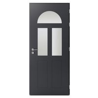 Porte d'entrée Anita Aluminium poignée Iris -Lapeyre