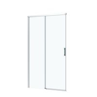 Pte douche coulissante 2P MARILOU 2 chromé verre transparent 6mm L140 Main Image