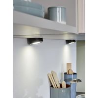 Kit de 2 spots ronds inclinés LED