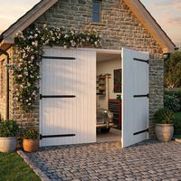 Porte de garage PVC battante - Extérieur