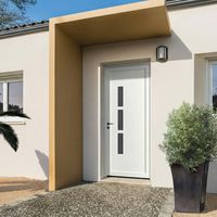 Porte d'entrée ANDELLE PVC vitrée  215x90 cm | Lapeyre