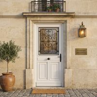 Porte d'entrée Mansart PVC 215 x 90 cm | Lapeyre