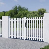 Portail battant PVC Bora - Extérieur