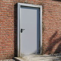 Porte de service Eco Métallique galvanisé - Portes