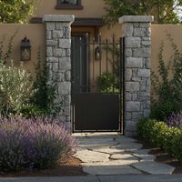 Portillon acier Modèle A ajouré - Extérieur