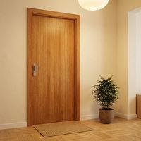 Bloc-porte palier EI30 Sapelli ARLETTE 2 - 39 dB - 3 points A2P* - Lapeyre