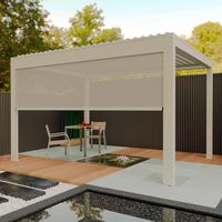 Store latéral pour pergola murale Athénaïs | Lapeyre