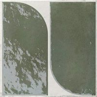 Carrelage COLINE décor courbe vert 20X20 ép. 8.5 mm aspect motif le m2 Main Image