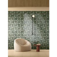 Carrelage mural COLINE courbe vert 20X20-Lapeyre