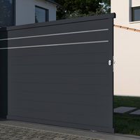 Portail coulissant Aluminium Aoste sur mesure-Lapeyre