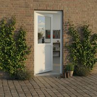 Porte de service PVC Bréhat 2 sur mesure-Lapeyre