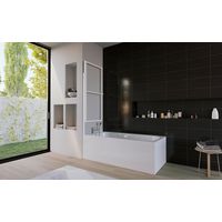 Pare baignoire OLA blanc 1 Volet-Lapeyre