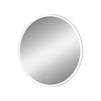 Miroir de salle de bains rond D.80 cm à led | Lapeyre