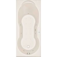 Baignoire balnéo BERTILLE bioplax blanc mixte L.180 x l.80 tête à gauche Main Image