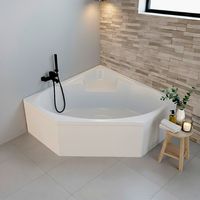 Baignoire d'angle acrylique BRENDY|Lapeyre
