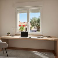 Fenêtre PVC oscillo-battante Pria avec volet roulant intégré sur mesure-Lapeyre