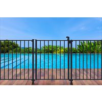 Poteau aluminium pour barrière de piscine JADE-Lapeyre