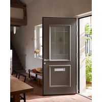 Porte d'entrée Adèle-Rose Aluminium - Portes