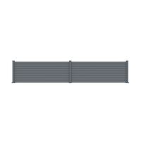 Pack 3 lames persiennes cloture VIANA gris-Lapeyre
