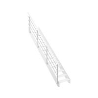 Escalier Aria Droit chêneLCA Evan Blanc H.286 R.290 Gauche Main Image