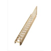Escalier ARIA Droit hêtre lamellé collé abouté standard brut rampe IDEAL H274 D Main Image