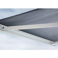 Store banne Gaïa semi-intégral blanc avec LED - Extérieur - Lapeyre