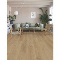 Sol stratifié LOC FLOOR chêne authentique naturel - Lapeyre