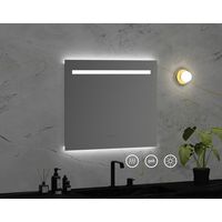 Miroir de salle de bains lumineux 60 cm KAPSUL - Lapeyre