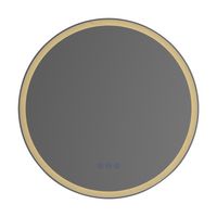 Miroir lumineux rond DAY 2 Variateur d'intensité de lumière et Système anti-buée Main Image