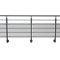 Balustrade Lisséo en aluminium latérale | Lapeyre