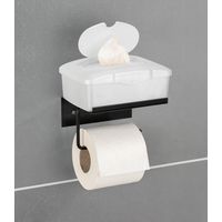 Dérouleur papier WC DELUSO noir mat Main Image