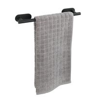 Porte serviette 40cm 1 barre OREA noir Main Image