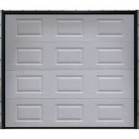 Porte de garage sectionnel. COLUMBIA Kit Cassettes Blanc woodgrain H.200 x l.300 Main Image